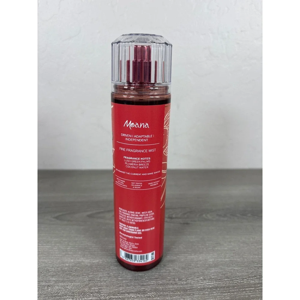 Bath & Body Works Disney Princess Moana Fine Fragrance Mist 8oz Coconut Plumeria
